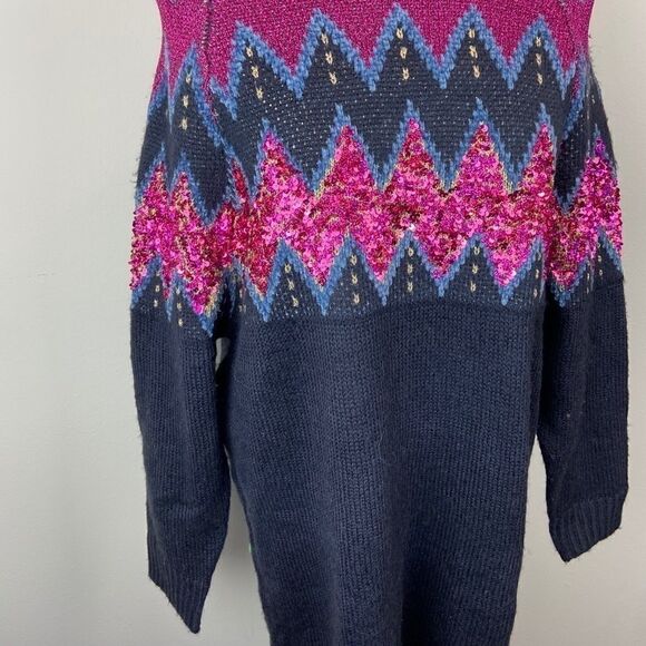 Solutions! Shimmer Sweater Dress - Picture 2 of 5